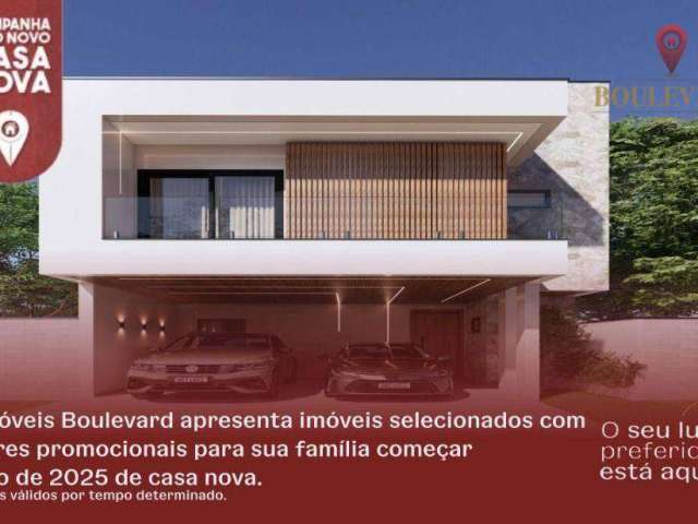 Casa no Residencial Life Garden, com 3 dormitórios à venda, 179 m² por R$ 1.126.902 - Costeira - São José dos Pinhais/PR