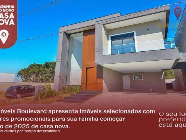 Casa no  Paysage Corpal Atmosphere, com 3 suítes à venda, 252 m² por R$ 2.058.000 - Afonso Pena - São José dos Pinhais/PR