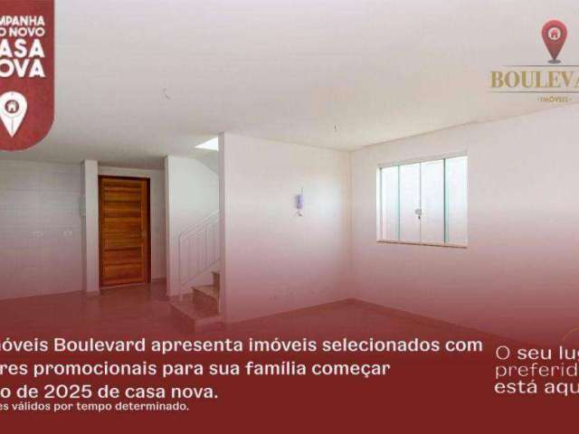 Sobrado no Residencial Malibu, com 3 dormitórios à venda, 99 m² por R$ 567.000 - Bairro Alto - Curitiba/PR