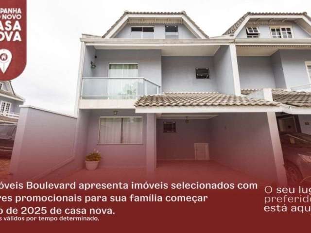 Sobrado em condomínio fechado, com 4 dormitórios à venda, 180 m² por R$ 569.905 - Cajuru - Curitiba/PR