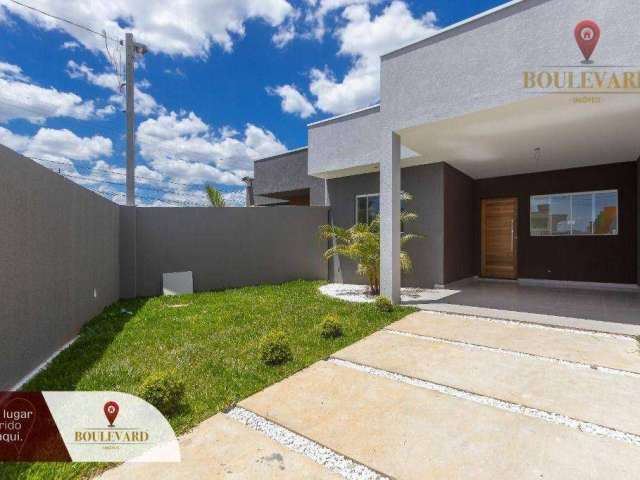 Casa térrea com quintal e 2 dormitórios à venda, 75 m² por R$ 465.000 - Jardim Cláudia - Pinhais/PR