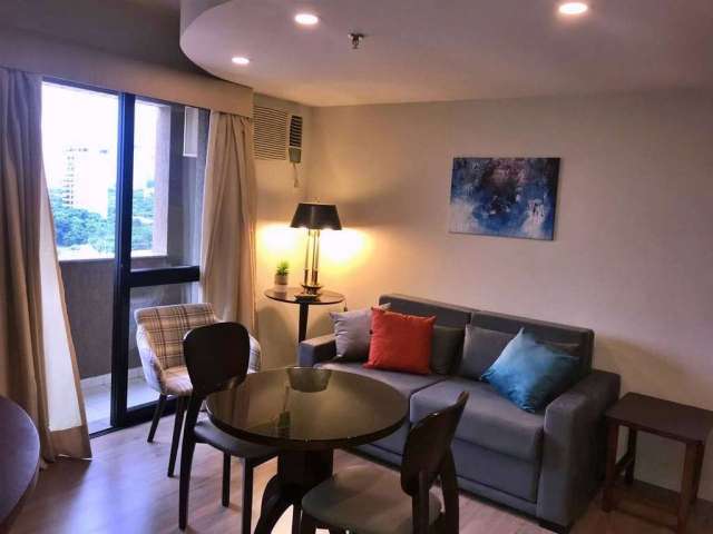 Flat disponível para locação no Hotel Premium Flats Berrini no Brooklin, com 30m², 1 dormitório e 1 vaga