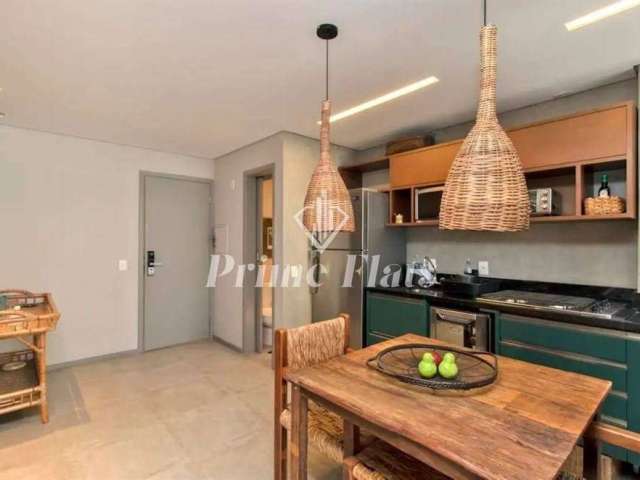 Flat disponível para locação no Horizonte JK Residencial na Vila Nova Conceição, com 56m², 1 dormitório e 1 vaga