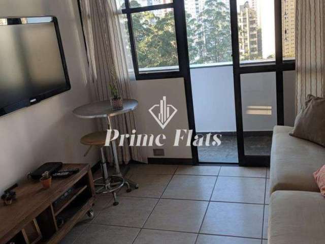 Flat disponível para venda no Morumbi Residence, com 34m², 1 dormitório e 1 vaga