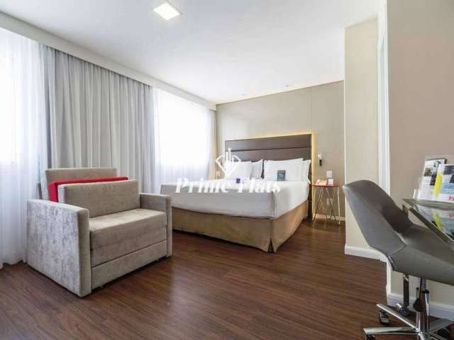 Flat disponível para venda no Mercure Vila Olímpia, com 25m², 1 dormitório e 1 vaga de garagem