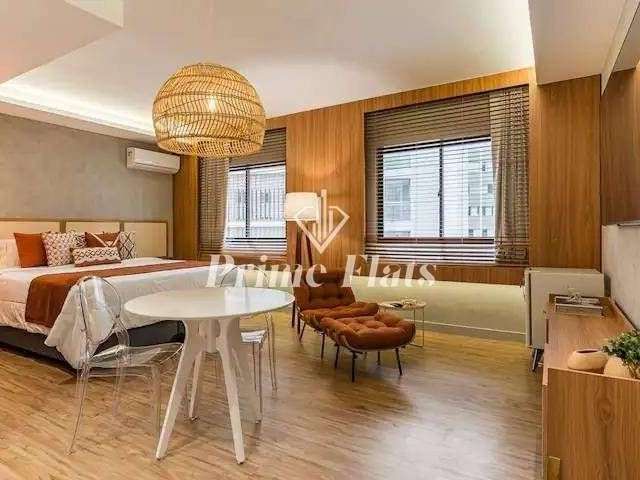 Flat disponível para venda no The World Executive Flat na Vila Olímpia, com 30m², 1 dormitório e 1 vaga