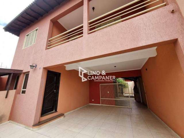 Casa com 3 dormitórios para alugar, 180 m² por R$ 2.800/mês - Industrial - Londrina/PR