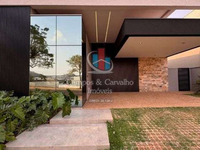 Casa térrea de alto padrão à venda em Alphaville – 4 suítes, piscina, varanda gourmet, Ribeirão Preto