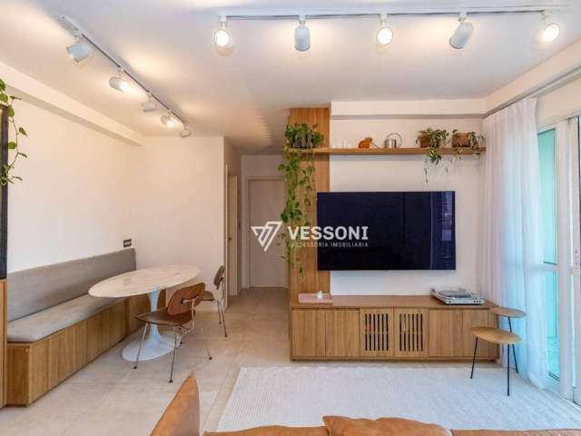 Apartamento 61m² com 2 Vagas, Andar Alto, Padrão Vanguard, Planta 2 Quartos, R$649.000,00