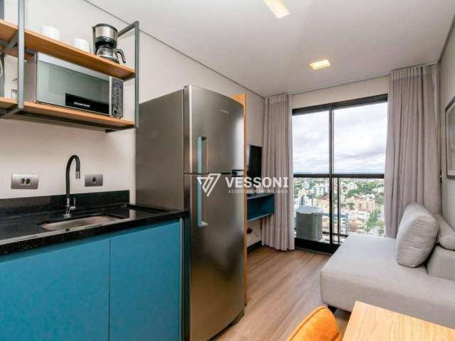 Apartamento Mobiliado / 01 dormitório / Prédio Novo / 21 m² Privativos / Aluguel R$ 2.200/mês - Água Verde - Curitiba/PR