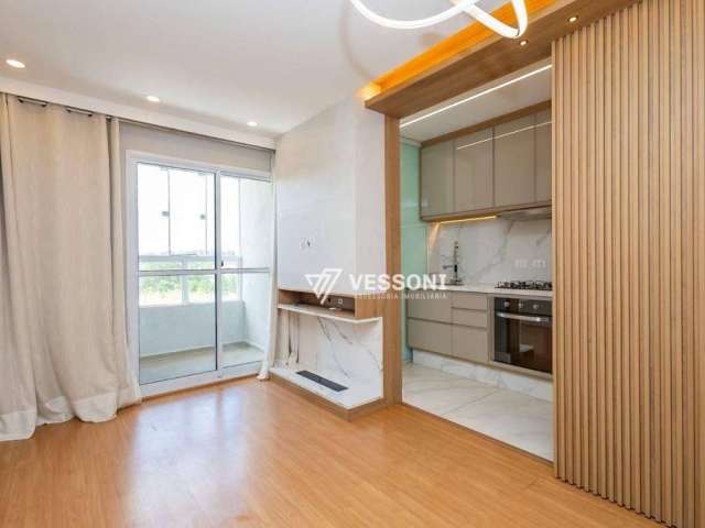 Apartamento com 2 dormitórios para alugar, 66 m² por R$ 3.288,77/mês - Bacacheri - Curitiba/PR