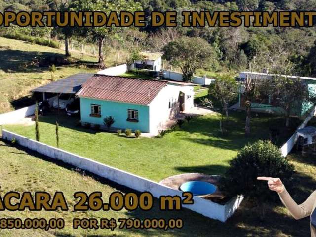 Chácara 26.499,22 m² - Bocaiuva do Sul