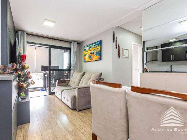 Apartamento com 2 dormitórios, 1 suíte à venda, 63 m² por R$ 465.000 - Pinheirinho - Curitiba/PR