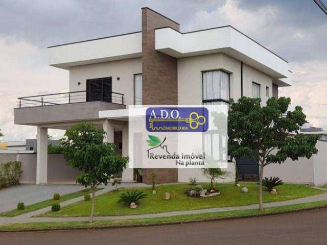 Casa com 4 dormitórios à venda, 203 m² por R$ 1.590.000,00 - Condomínio Residencial Terras do Cancioneiro - Paulínia/SP