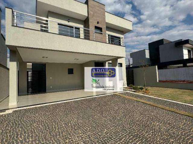 Casa com 3 dormitórios à venda, 242 m² por R$ 1.500.000,00 - Condomínio Residencial Royal Garden - Paulínia/SP