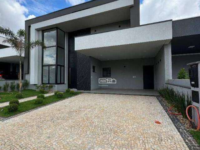 Casa com 3 dormitórios à venda, 175 m² por R$ 1.630.000 - Residencial Royal Garden - Paulínia/SP