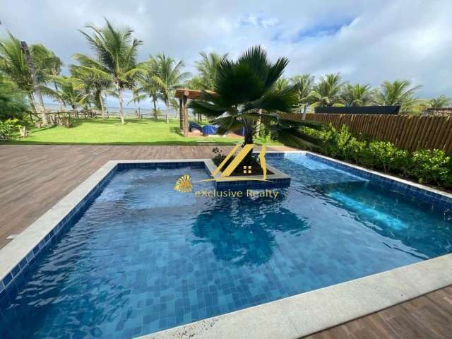 Casa beira mar no Condomínio Paraíso do Mar - Guarajuba. 6 suítes, com piscina e área gourmet, literalmente pé na areia! Linda decoração e mobília!