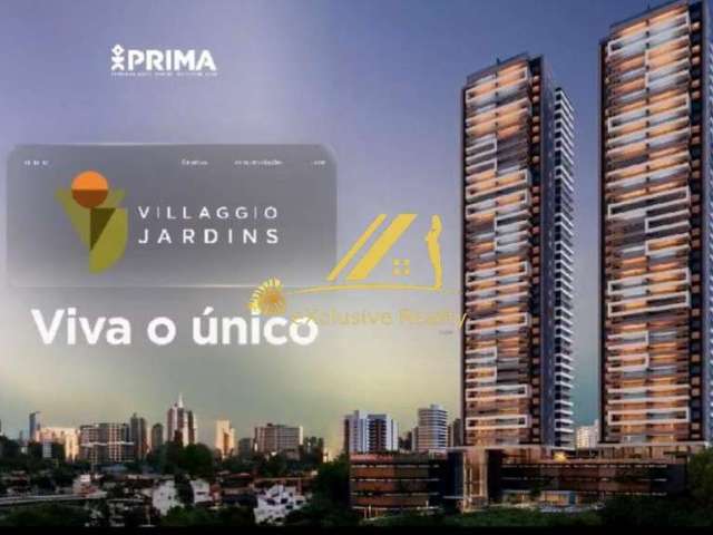 Villaggio Jardins!  Pré lançamento da Prima, no Cidade Jardim! Prepare-se para viver o Único! 3 e 4 quartos com SkyLounge e total lazer!