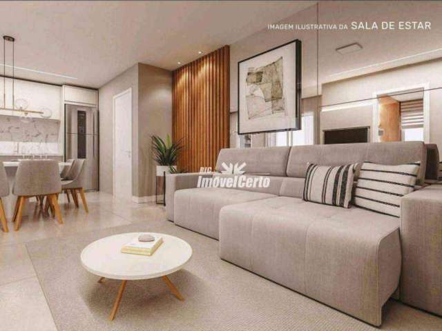 Apartamento com 3 dormitórios sendo 1 suíte à venda, 78 m² por R$ 732.331 - Boa Vista - Curitiba/PR