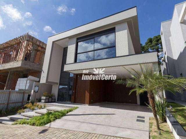 Casa Condominio com 3 dormitórios à venda, 307 m² por R$ 3.580.000 - Santa Felicidade - Curitiba/PR