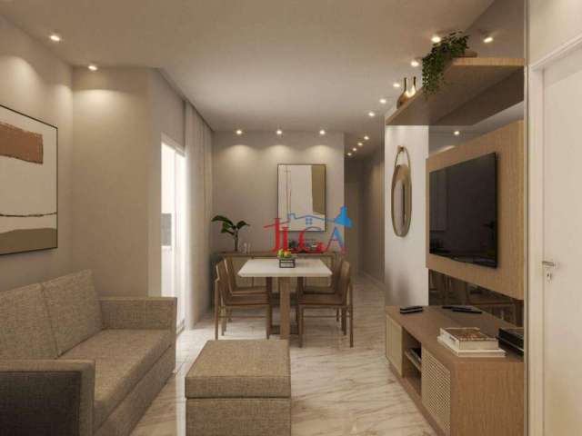 Apartamento com 2 dormitórios à venda, 58 m² por R$ 296.320,00 - Bom Jesus - São José dos Pinhais/PR