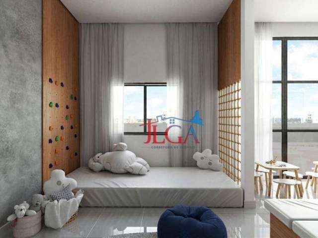 Apartamento com 2 dormitórios à venda, 63 m² por R$ 445.600,00 - Centro - São José dos Pinhais/PR