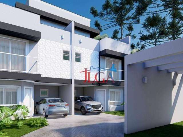 Sobrado com 3 dormitórios à venda, 120 m² por R$ 699.000 - Uberaba - Curitiba/PR