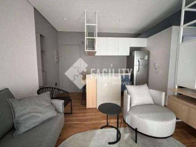 Apartamento com 1 quarto para alugar na Rua Alecrins, 370, Cambuí, Campinas, 40 m2 por R$ 4.200