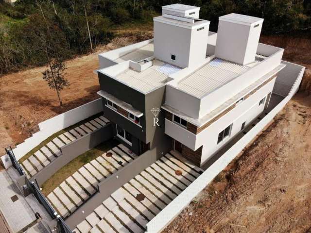 Casa em condomínio fechado com 3 quartos à venda no Saco Grande, Florianópolis  por R$ 710.000