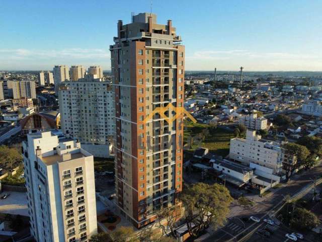 Apartamento novo com 3 dormitórios à venda, 74 m² por R$ 669.000 - Novo Mundo - Curitiba/PR