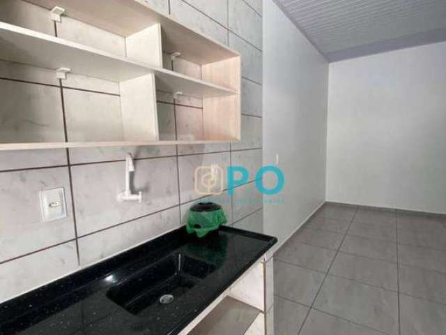 Kitnet com 1 dormitório para alugar, 24 m² por R$ 1.100,00/mês - Gravatá - Penha/SC