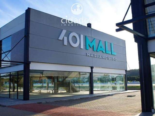 Aluguel de área comercial com mezanino bem localizada na SC 401 Santo Antônio de Lisboa, 401 Mall