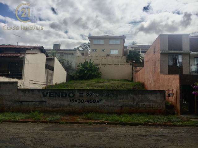 Terreno à venda em Londrina, Champagnat, com 450 m²