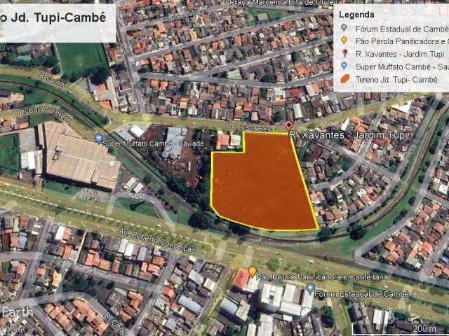 Terreno à venda em Cambé, Jardim Tupi, com 22000 m²