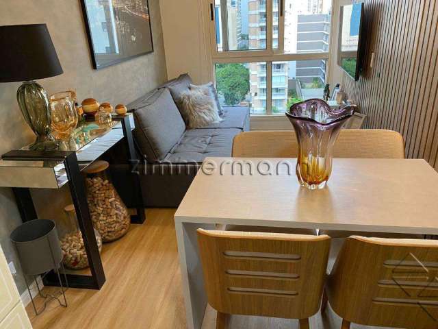 Apartamento com 1 quarto à venda na Avenida Chibarás, --, Moema, São Paulo, 30 m2 por R$ 500.000