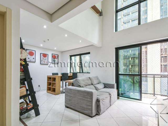 Flat com 1 quarto à venda na Avenida Ibijaú, --, Moema, São Paulo, 65 m2 por R$ 960.000