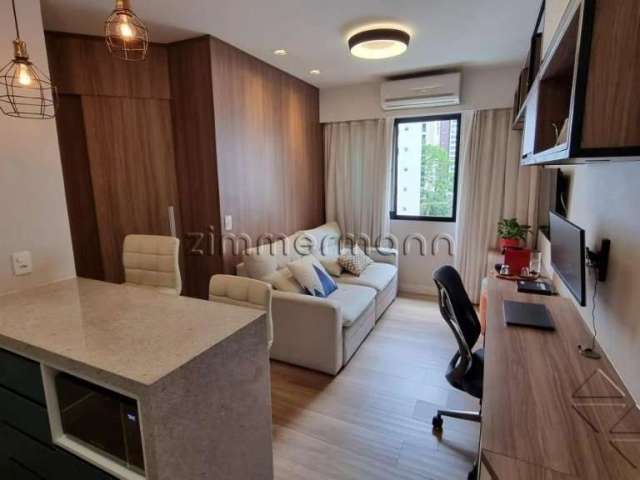 Apartamento com 1 quarto à venda na Avenida Macuco, --, Moema, São Paulo, 30 m2 por R$ 530.000