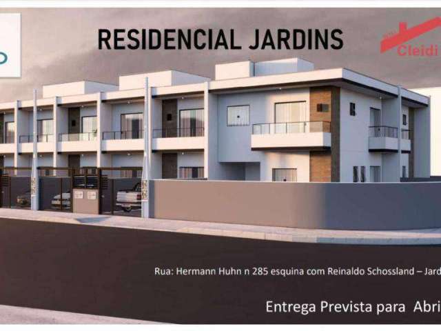 Sobrado com 2 dormitórios à venda, 72 m² por R$ 309.900,00 - Jardim Iririú - Joinville/SC