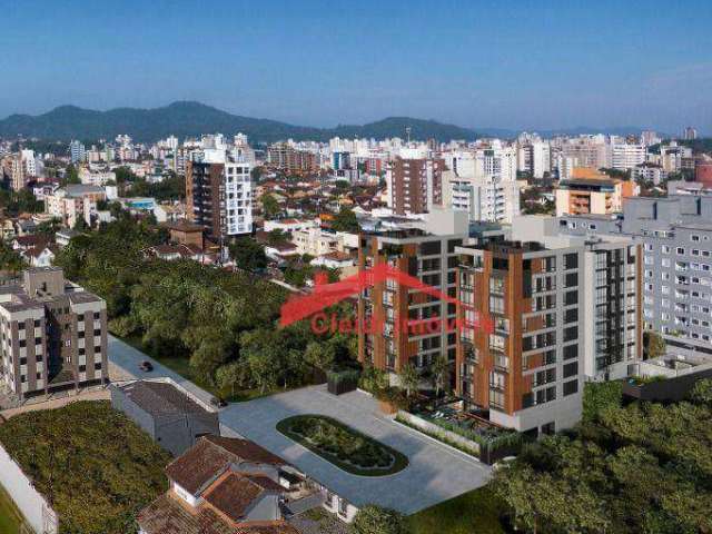 Apartamento com 2 dormitórios à venda, 75 m² por R$ 750.511,50 - Saguaçu - Joinville/SC