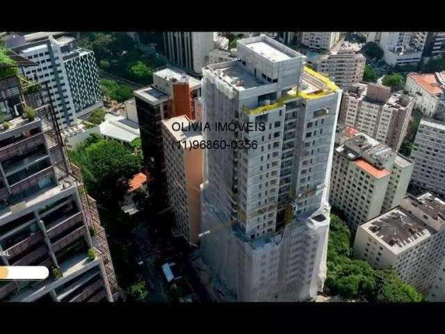 Apartamento a venda no Jardins com 132 m², 3 suítes, varanda gourmet, wc de serviço, 2 vagas no Jardins