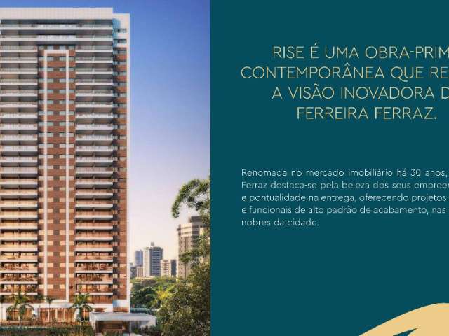 Apartamento a venda, 2/4 com suíte e 2 garagens no Rise Caminho das Árvores.