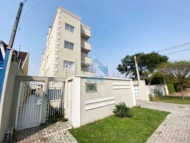 Apartamento à venda no Bairro Cajuru, com dois quartos, sala, cozinha, banheiro social e vaga de garagem coberta, com fácil acesso à BR-277.