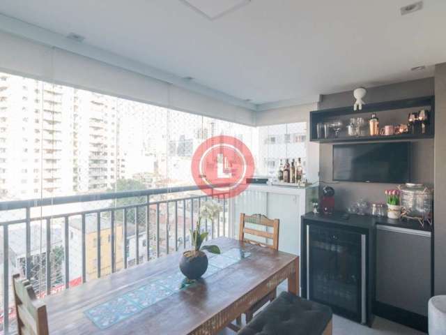 Apartamento de 103m2 com 3 suítes, varanda gourmet para venda em condomínio clube no Centro de Santo André-SP