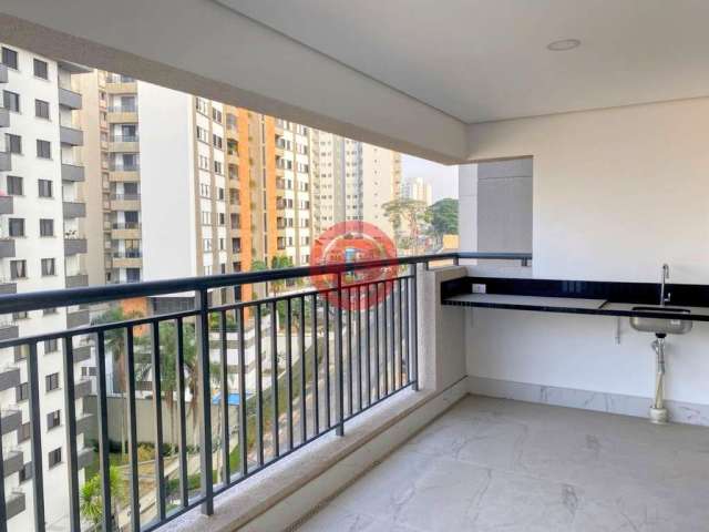 Apartamento de 82m2 + 4m2 (box) com 3 dormitórios sendo 1 suíte, varanda gourmet e 2 vagas de garagem para venda na Vila Gilda em Santo André-SP!