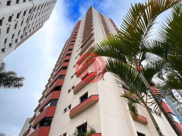 Apartamento a venda de 173m2 semi-mobiliado, frente e andar alto, possuindo 3 suítes, lazer e 3 vagas! Vila Bastos em Santo André-SP