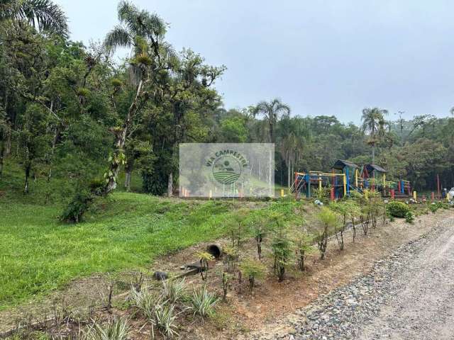 Terreno em condomínio fechado de campo na subida da serra de Campo Alegre, aceita carro e parcelamento