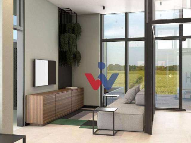 Apartamento com 1 dormitório à venda, 40 m² por R$ 319.423,60 - Centro - Curitiba/PR