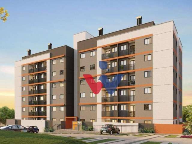 Apartamento com 2 dormitórios à venda, 52 m² por R$ 319.159,00 - Cidade Industrial - Curitiba/PR