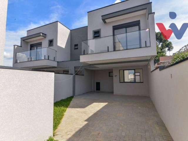 Sobrado com 3 dormitórios à venda, 95 m² por R$ 599.000 - Uberaba - Curitiba/PR