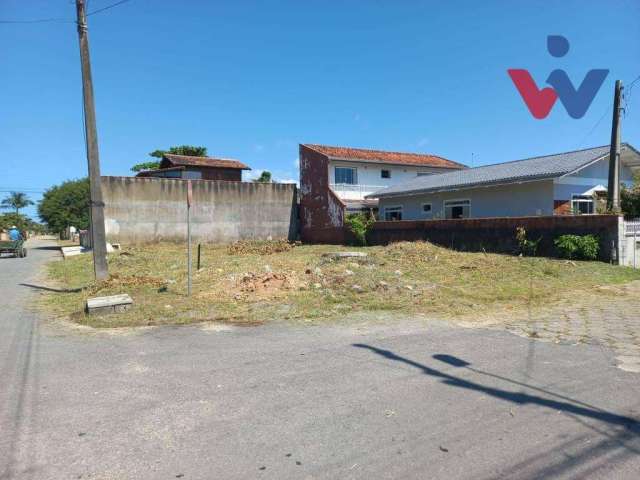 Terreno à venda, 252 m² por R$ 380.000 - Enseada - São Francisco do Sul/SC DE ESQUINA